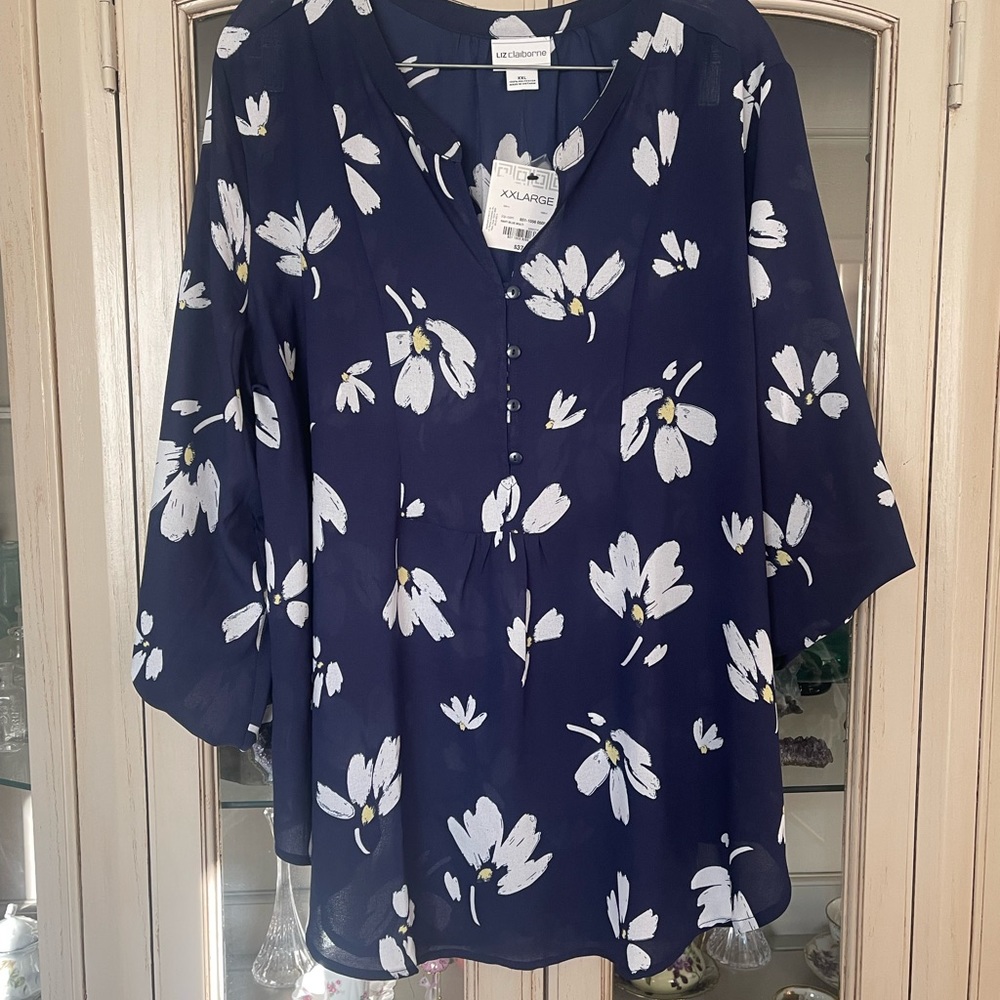 Liz Claiborne blouse XXL new with tags